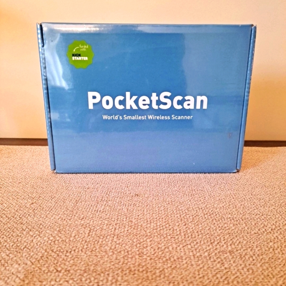 Dacuda PocketScan Black PSB4-D01 Handheld Portable Pocket Scanner